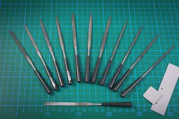 Auhagen AU90012 Vijlen set, vlak / Schlüsselfeilen-Set (12 st.) 1 Auhagen AU90012 Vijlen set, vlak / Schlüsselfeilen-Set (12 st.)