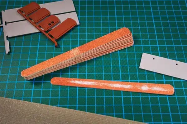 Auhagen AU90013 Modelbouwvijl, karton / Modellbaufeilen (10 st.) 1 Auhagen AU90013 Modelbouwvijl, karton / Modellbaufeilen (10 st.)