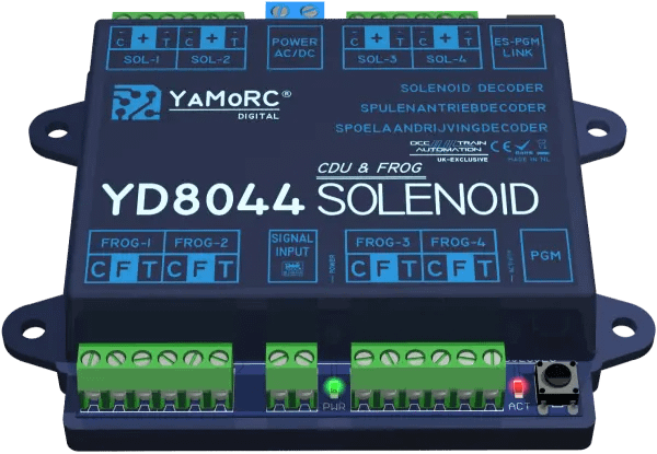YaMoRC YD8044 Schakeldecoder 4x Spoelaandrijving met polarisatie - Afbeelding 3