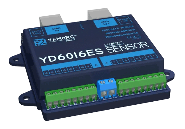 YaMoRC YD6016ES-CS Bezetmeldmodule 16x S88, Stroomdetectie (CS)
