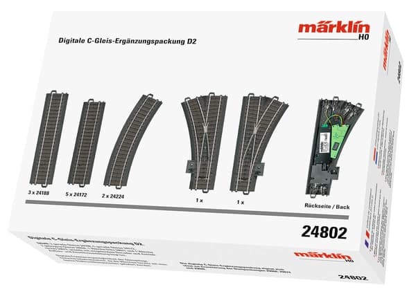 Märklin 24802 Digitale C-Gleis Erg.pack.D2