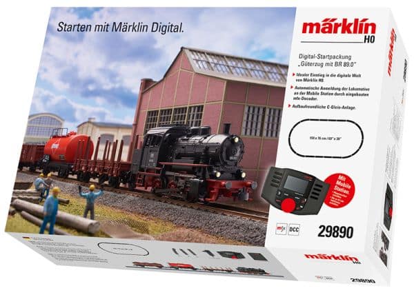 Märklin 29890 - Digital-Startpackung "Güterzug mit BR 89.0" (H0 3R)