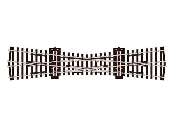 PECO SL-180 1/76 CROSSING SINGLE SLIP 249MM