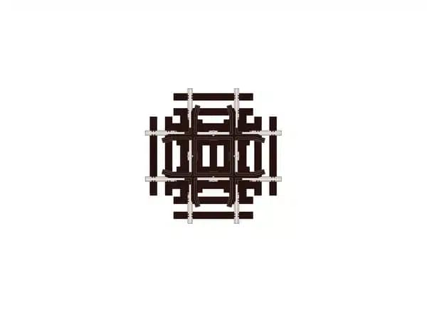 PECO SL-8390 1/76 CROSSING 90 DEGREES 50,8MM