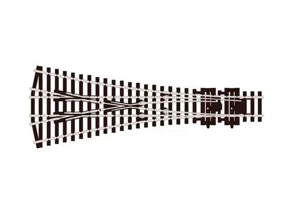 PECO SL-99 1/76 TURNOUT 3 WAY MEDIUM RADIUS 220MM