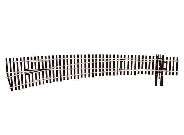 PECO SL-E8377 1/76 TURNOUT CURVED NO.7 RADIUS L/H 223,5MM