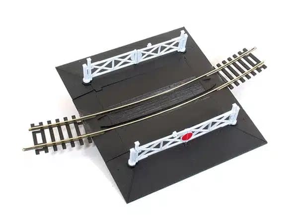 PECO ST-267 1/76 CURVED LEVEL CROSSING NO.4 RADIUS 571,5MM