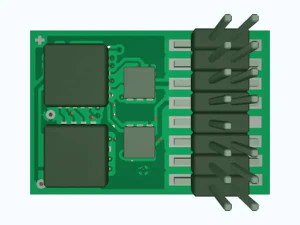 Doehler & Haass DH16A locdecoder bedraad op 8-pin