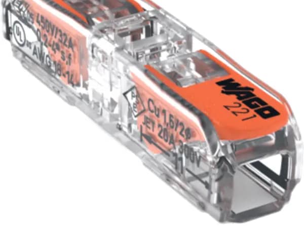 Wago lasklem doorvoer