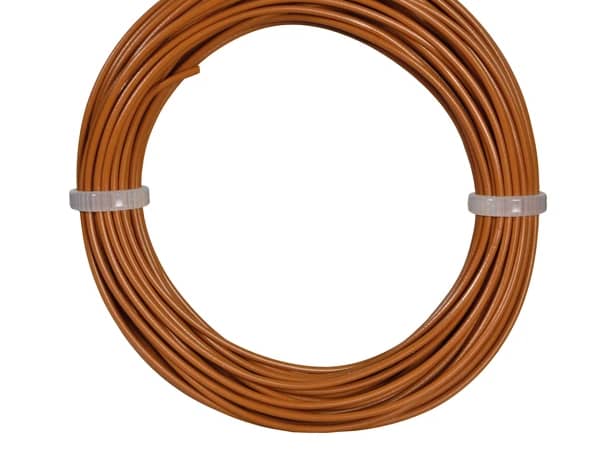 Viessmann 6865 Kabelring, 0,14 mm², bruin,10