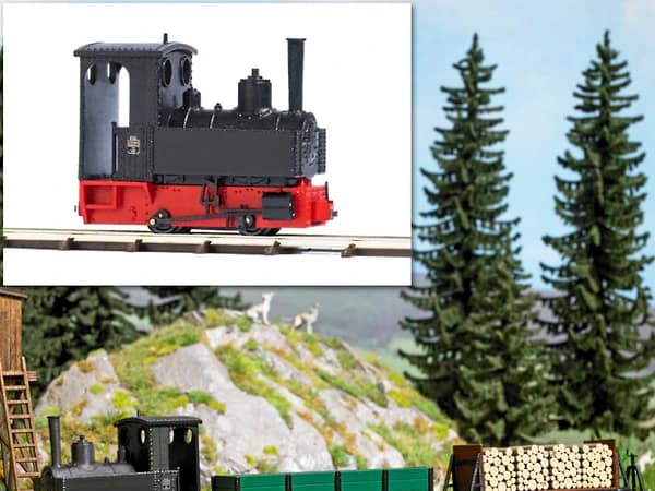 Busch 12140 DAMPFLOK DECAUVILLE SCHWARZ H0