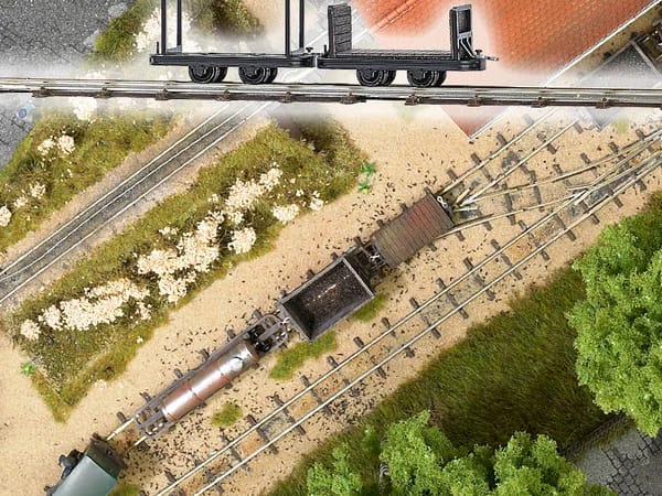 Busch 12204 RUNGEN-U.STIRNWANDWAGEN H0