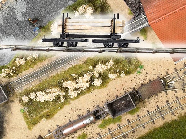 Busch 12221 DREHGESTELL-RUNGENWAGEN H0