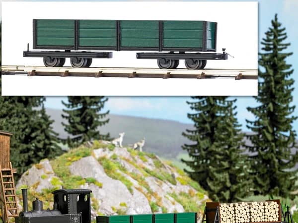 Busch 12246 FLACHWAGEN MIT BORDWAND H0