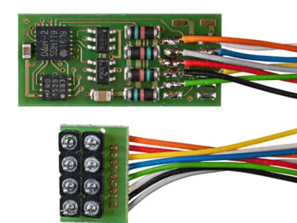 Doehler & Haass PD12A locdecoder bedraad op 8-pin