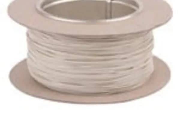 Montagedraad 0,2 mm2 op rol (100 meter) Wit