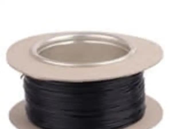 Montagedraad 0,2 mm2 op rol (100 meter) Zwart