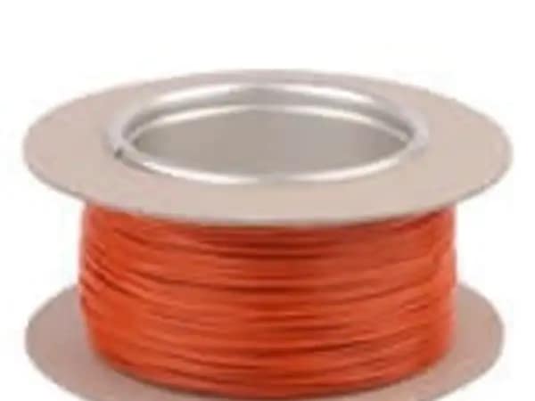 Montagedraad 0,2 mm2 op rol (500 meter) Oranje