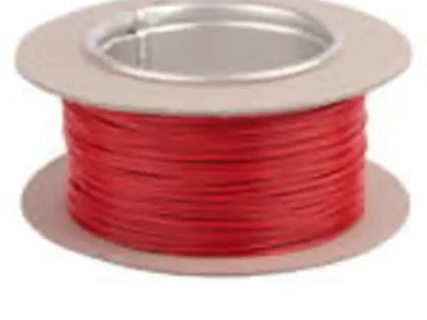 Montagedraad 0,2 mm2 op rol (100 meter) Rood