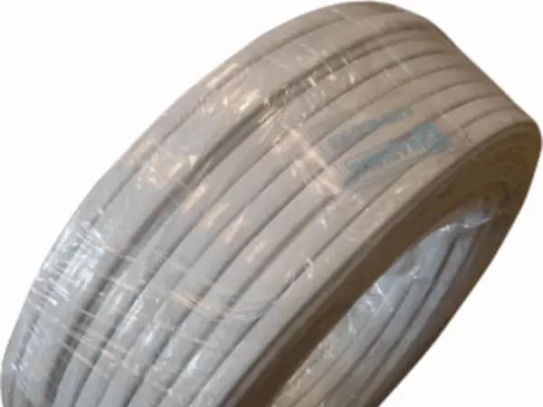 Platte kabel 6-aders t.b.v. Loconet/Xpressnet op rol 100 mtr.