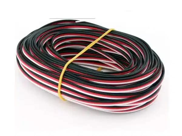 Servo draad 5 meter (Rood/Zwart/Wit)