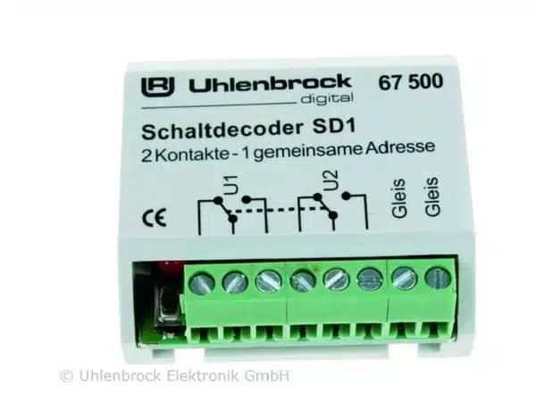 Uhlenbrock 67500 SD1 SCHAKELDECODER