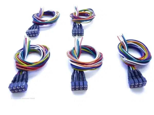 Uhlenbrock 71621 STEEKINTERFACE + SNOER (NEM 652) 5 ST.