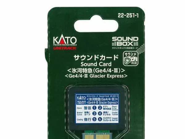 Kato 22-251-1 N Sound Card BR Ge4/4 Glacier Express (1 Stk.)