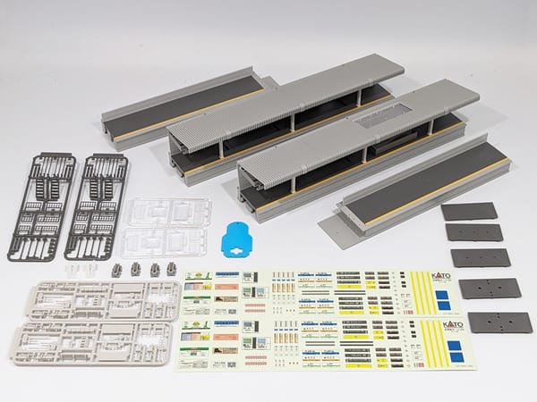 Kato 23-161 N Vorstädtischer Außenbahnsteig DX Set (4-teiliges Set)
