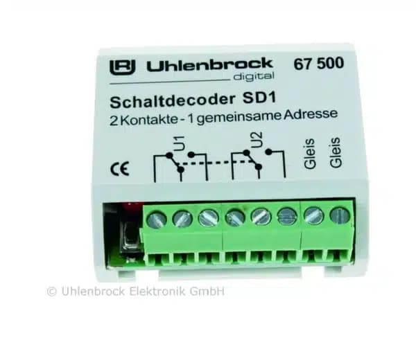 Uhlenbrock 67500 SD1 SCHAKELDECODER