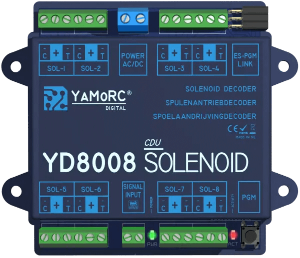 YaMoRC YD8008 Schakeldecoder 8x Spoelaandrijving - Afbeelding 2