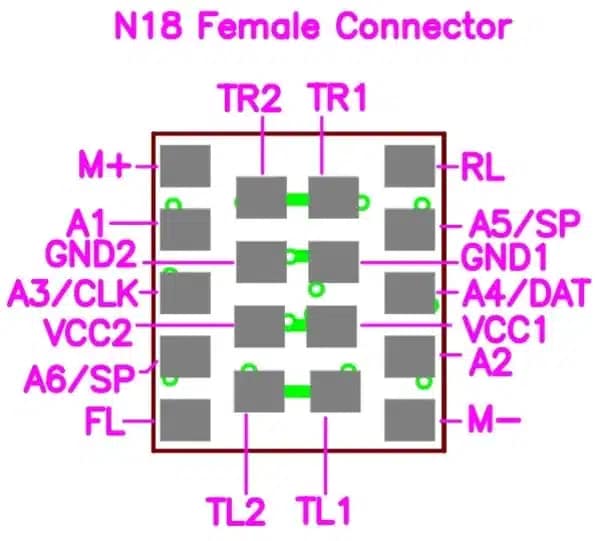 Train-O-Matic 02020107 Next18 FEMALE ADAPTER BOARD Type 1 - Afbeelding 2