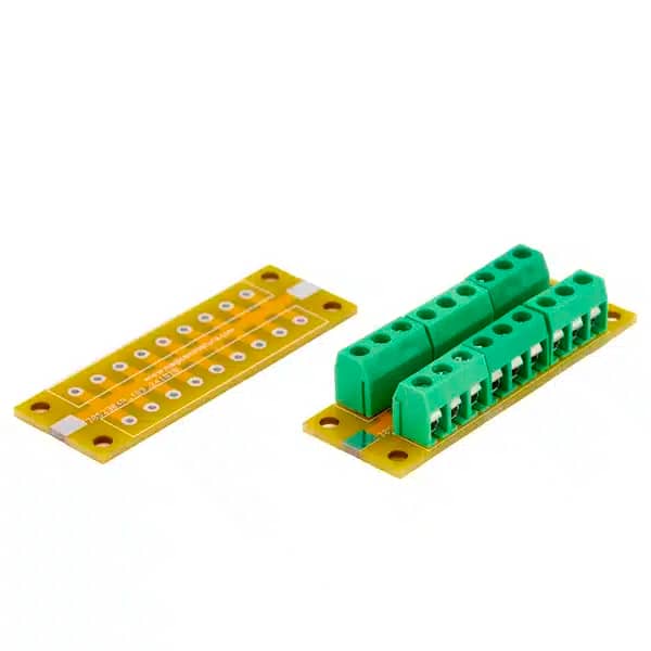 Magica Miniatura Verdeler geel met groene connectoren (kit) 1 Magica Miniatura Verdeler geel met groene connectoren (kit)