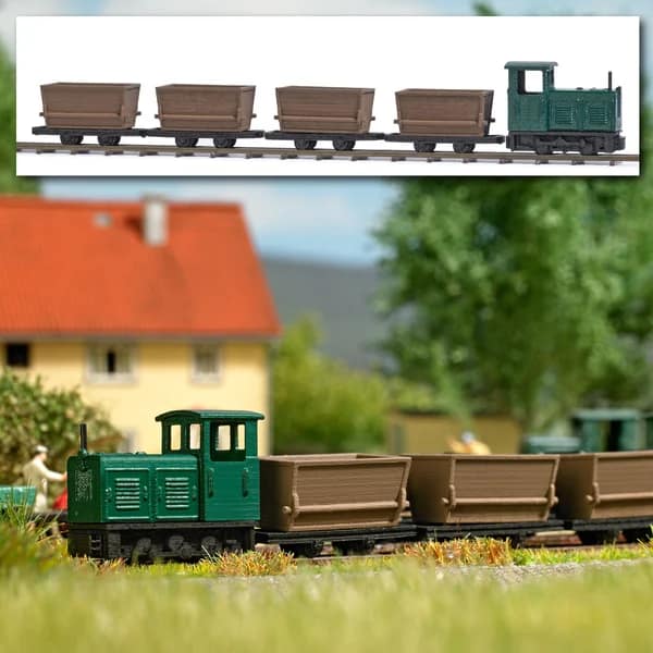 Busch 8071 1:87 FELDBAHN-SET TORFLADUNG N