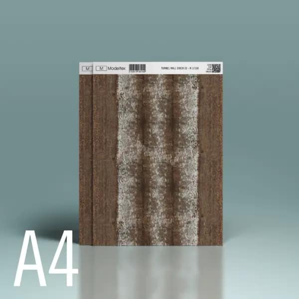 ModelTex Tunnelwand Steen - A4 (1:160) 1mm