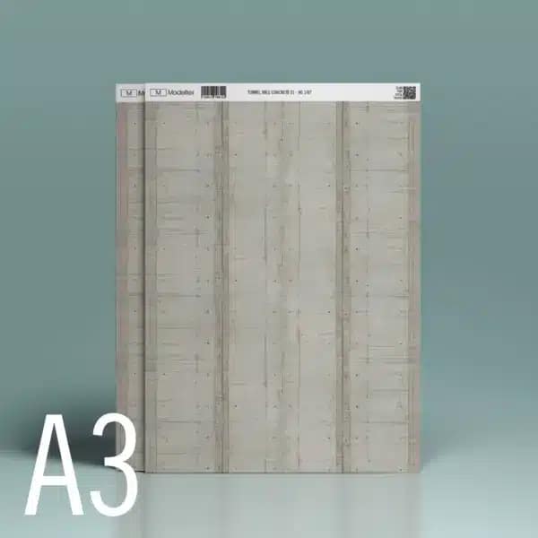ModelTex Tunnelwand Beton A3 (1:87) 1mm