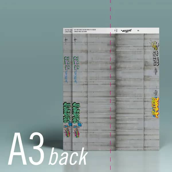 Modeltex : Limited Edition by Wat Kleins - Betonnen Keerwand A3 H0 1:87 - Afbeelding 2