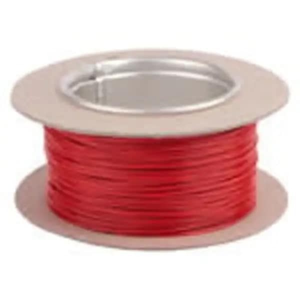 Montagedraad 0,2 mm2 op rol (100 meter) Rood