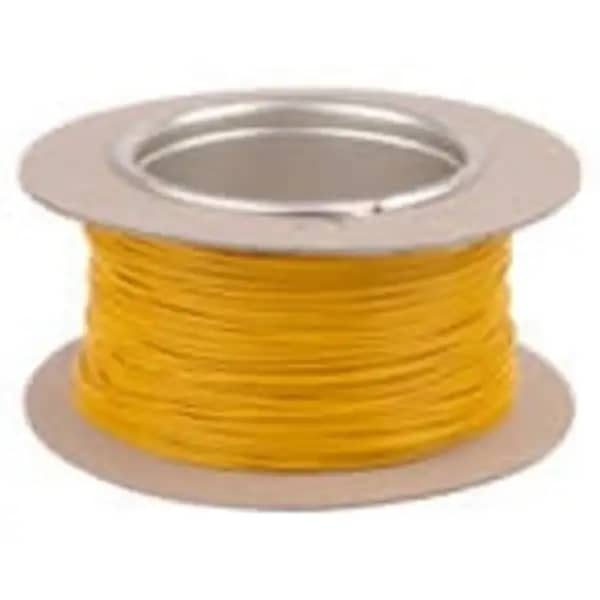Montagedraad 0,2 mm2 op rol (500 meter) Geel