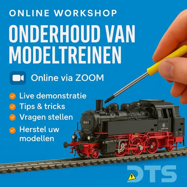 DTS Online Workshop: Onderhouden van modeltreinen (15 oktober 2025)
