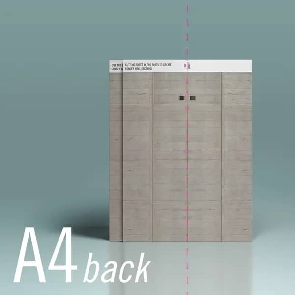 Modeltex Betonnen Keerwand 01 - A4 N 1:160 - Afbeelding 2