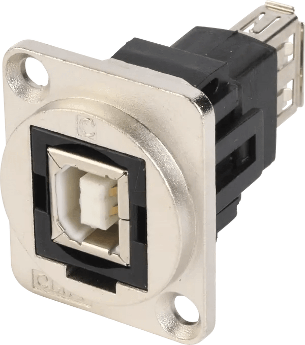 USB A-B Inbouw adapter 1 USB A-B Inbouw adapter