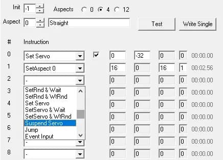 Servo instellen met de OC32 11 servo inregelen 11