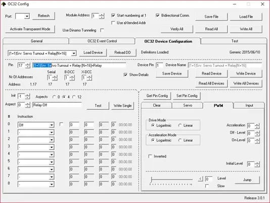 Servo instellen met de OC32 10 servo inregelen 10