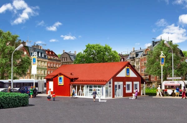 Vollmer 43658 H0 Supermarkt ALDI-Süd