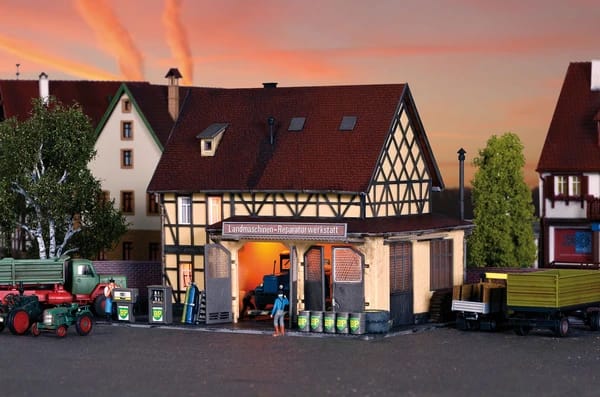 Vollmer 43682 H0 Landmaschinen-Werkstatt mi