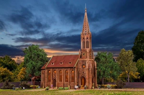 Vollmer 43739 H0 Stadtkirche Stuttgart-Berg