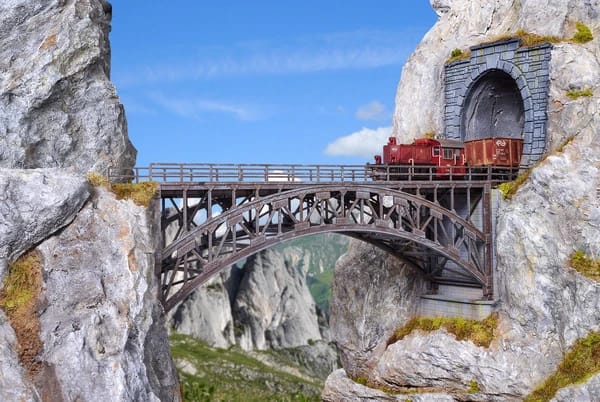 Vollmer 42548 H0 Stahlbogenbrücke Schlossba