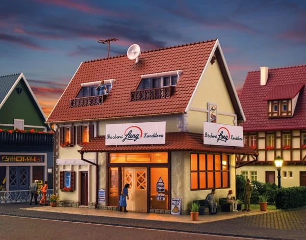 Vollmer 43633 H0 Bäckerei Lang mit Einricht