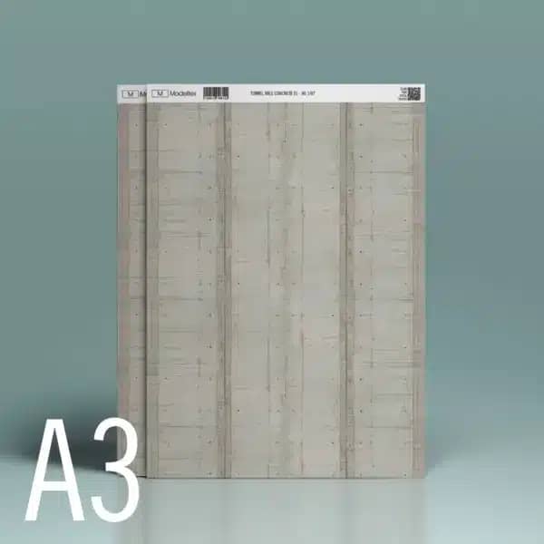 ModelTex Tunnelwand Beton A3 (1:87) 1mm
